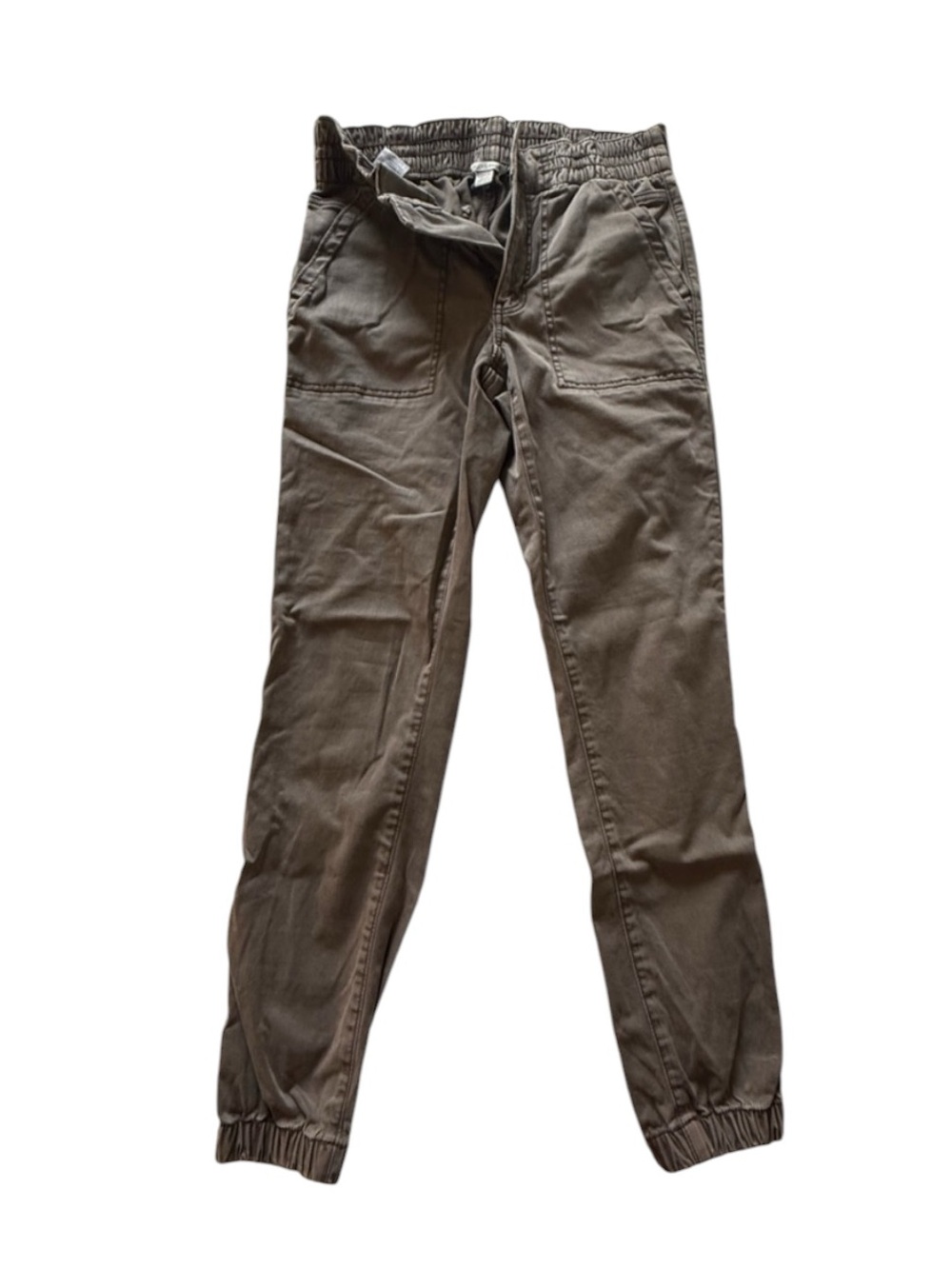 American Eagle Stretch High-Waisted Jegging Jogger- Size 8- Camo Green
